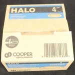 Cooper Lighting Solutions, Halo 4" Inch, White, Recessed Trim, 4003sc. Fixed Price $10.99.
