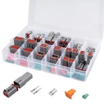 228 Pcs Deutsch Dt Connector Kit, 2, 3, 4, 6, 8, 12 Pin Gray Assemb.... Fixed Price $30.34.