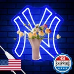Ny Baseball Neon Sign, New York Cool Light Up Dimmable Team Logo Hanging Led. Fixed Price $53.98.
