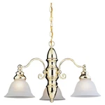 Sea Gull Lighting 3 Light Chandelier Canterbury Polished Brass 31050-02. Fixed Price $128.81.