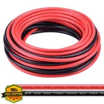Igreely 6 Gauge Wire 60ft Black Red Tinned Copper Stranded. Fixed Price $139.99.
