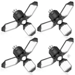 Toberich 4 Pack Motion Sensor Garage Lights 8000lm Led Shop. Fixed Price $74.40.