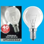 2x 40w Oven, Cooker, Golf Ses Light Bulbs, E14, 300 Degree Heat Resistant Lamps. Fixed Price $10.79.