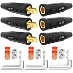 3pack Lc-40 Welding Leads Quick Connector, Cable Connectors, Male & F.... Fixed Price $50.84.