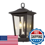 Smeike Outdoor Wall Lantern Large Exterior Waterproof Sconce Light Fixture. Fixed Price $131.01.