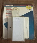 Edison E9102 Track Lighting Floating Canopy And Connector White - New, Sealed. Fixed Price $11.95.
