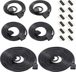 Honoson 6 Pieces 4 Pin Rgb Extension Cable Led Strip Connector Cord Wire Cables. Fixed Price $15.28.