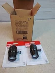 Lot Of 2 Jasco Hyper Tough 3-way Lamp Socket 52212 Black. Fixed Price $12.99.