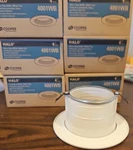 6 Pk! Halo E26 Series 4 In. White Recessed Ceiling Light Plastic Step Baffle New. Fixed Price $42.00.
