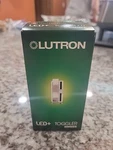 Lutron Tgcl-153pr-wh Toggle Dimmer Switch - Gray. Fixed Price $14.59.