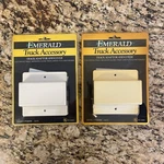 Lot Of 2 Emerald Track Accessory Adaptor And Cover P2003w White New. Fixed Price $19.99.
