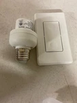 Dewenwils Hrls11t Remote Light Bulb Socket & Wall Controller, 120v, White. Fixed Price $16.74.