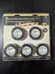 New Hampton Bay 120v Halogen Accent 5 Light Kit Black, With 10' Cord. Fixed Price $39.99.