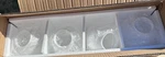 Monument Hand-blown White Globe 6in Light Fixture Replacement Glass, 4 Pack. Fixed Price $8.00.
