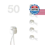 Demasled 50-pack Mr16 Socket For Led & Halogen Bulbs, Mini Bi-pin, Gu5.3, G4, Gu. Fixed Price $43.17.