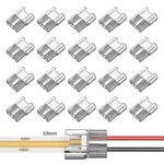 Visdoll Cob Led Light Strip Connectors 20pcs 10mm 2pin To Wires. Fixed Price $14.36.