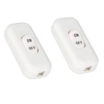 Helunsi Inline Switch 2 Pcs, White Lamp Cord Button In Line Switch, Rated 6a .... Fixed Price $14.02.