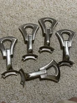 Harbor Breeze Ceiling Fan Replacement Arms Model #cj-a173 Set Of 5 Satin Steel. Fixed Price $37.50.