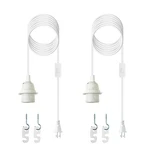 Plug In Light Socket - 16ft Pendant Cord Kit E26/e27 Hanging. Fixed Price $23.65.