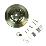 Jandorf 60215 Antique Brass Canopy Kit For Outlet Box And Hang Ceiling Fixture. Fixed Price $11.89.