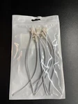 7 Pk 10mm Solderless 2-wire Clip Connector Cable 5050 Led Strip Light Alightings. Fixed Price $5.09.