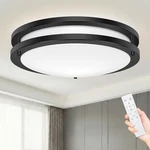 Hepside Flush Mount Led Ceiling Light With Remote, Dimmable& 3000k-6500k Adjusta. Fixed Price $46.82.