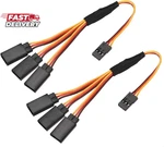 Uxcell Rc Products 4 Way Servo Wire Extension Cord 30 Core 168mm 3 Pin In Brown/. Fixed Price $11.71.