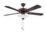 Concord Heritage 52" Led Ceiling Fan Indoor Light Fixture 5 Blade, Bronze/white. Fixed Price $64.99.