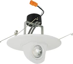 Elco El697302 6" Adjustable Led Recessed Trim 950lm 3000k White Directional. Fixed Price $49.45.