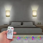 Arixinks Wireless Wall Light With Remote Battery Set Of Two - Beige. Fixed Price $21.43.