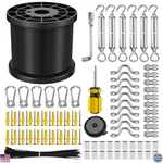 Nereus 200 Ft String Light Kit - Durable Stainless Steel Cable, Turnbuckles &. Fixed Price $74.88.