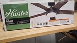 Hunter Byhalia 52 In. Noble Bronze Ceiling Fan W/ Remote. Fixed Price $139.99.