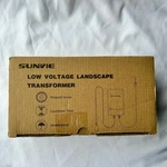 Sunvie 60w Low Voltage Landscape Transformer Photocell + Timer Open Box New. Fixed Price $20.00.