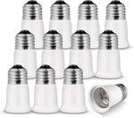 Light Socket Extender,e26 To E26 Medium Screw Bulb White Color-12pcs /pack. Fixed Price $24.64.