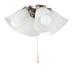 Maxim Basic-max 4-light Ceiling Fan Light Kit In Satin Nickel. Fixed Price $108.00.