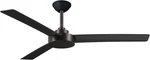 F524-cl Roto 52" Ceiling Fan - 3 Blades, Stylish Coal Black Finish. Fixed Price $349.99.
