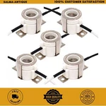 5 Pack E11 Mini-candelabra Screw Ceramic Lampholder Socket,e11 Mini Porcelain 12. Fixed Price $19.99.
