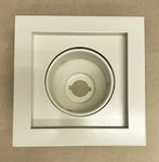 Wac Lighting Mt-130-wt/wt Line Voltage Square Adjustable Step Baffle Trim White. Fixed Price $30.00.