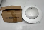 Qty 2 Nicor White Recessed Eyeball Downlight Trim Na17506wh For 6 Inch Housing. Fixed Price $22.51.