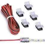 10mm Led Strip To Wire Connector 2 Pin(5 Pcs) With 20 Awg Ul Listed Extension.... Fixed Price $14.88.