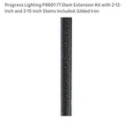 Progress Lighting P8601-71 Gilded Iron Accessory Stem Kit. Fixed Price $19.99.
