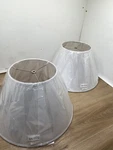 Lot Of 2 Cal Lighting Sh-1172 18"w X 10.5"h Contemporary / Modern Round. Fixed Price $35.99.