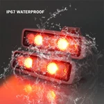 2x Genuine Marine Dual Color White & Red Led Boat Spreader Flood Deck Light. Fixed Price $45.99.