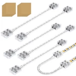 Emitever Led Strip Connectors,6 Packs Tape Light Connector 2 Pin Solderle.... Fixed Price $27.19.