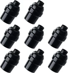 E26 E27 Light Socket,8-pack Black Edison Retro Pendant Lamp Holder, Plas. Fixed Price $21.28.