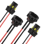 Tomall 5202 H16 To 9005 9006 Wire Harness Socket Connector For Light Bulb.... Fixed Price $18.99.
