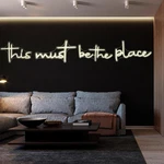 Sunchayi This Must Be The Place Neon Sign 80.5 X 14.3 Light For Home Bedroom. Fixed Price $191.41.