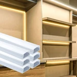 Muzata 6pack 3.3ft/1m U Shape Led Aluminum Channel System With Cover End U1sw. Fixed Price $32.99.