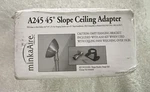 Minka-aire 45 Degree Slope Ceiling Fan Adapter Kit Coal A245-cl #19. Fixed Price $19.99.
