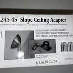 Minka-aire A245-orb 45 Degree Slope Ceiling Adapter Kit - Oil Rubbed Bronze. Fixed Price $29.99.